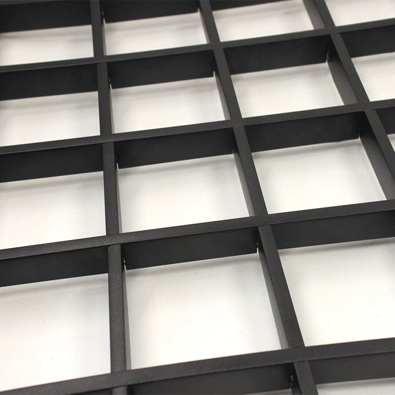 Решетка потолка, простой потолочный материал, самоклеящийся потолок, пластиковые квадратные решетки, виноградная стойка, черно-белое алюминиевое железное украшение