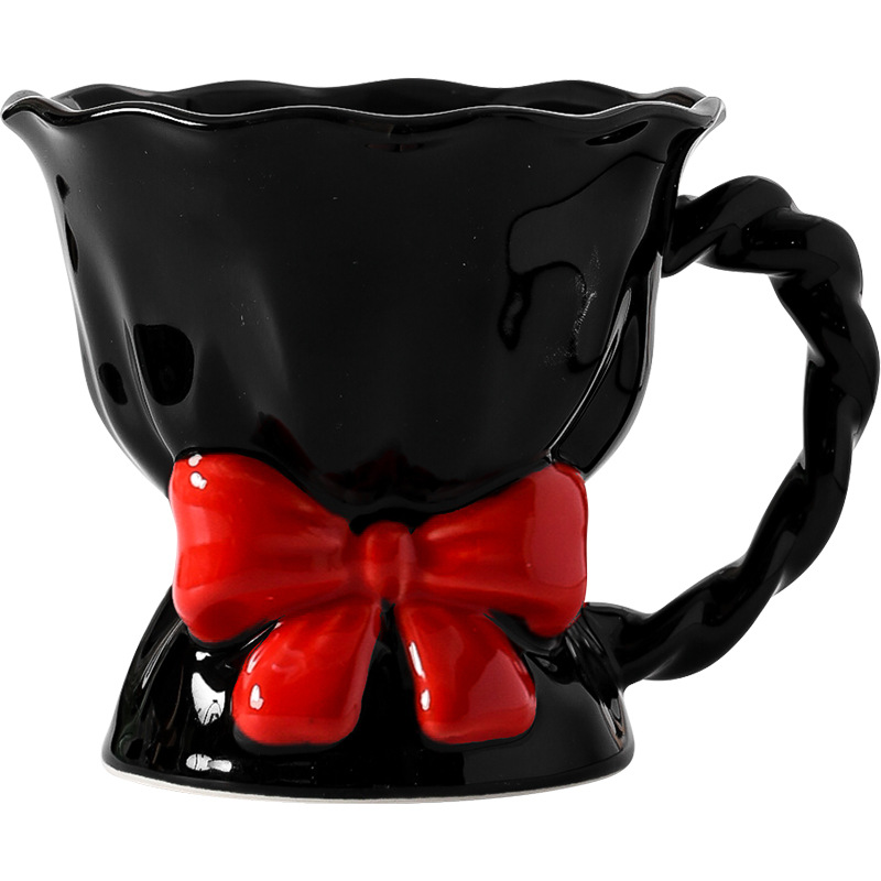 Arco de cerámica alta sensación de lujo ligero dibujado a mano exquisito alto valor de la oficina en el hogar bebida taza de desayuno