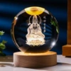 6 cm crystal ball-Guanyin
