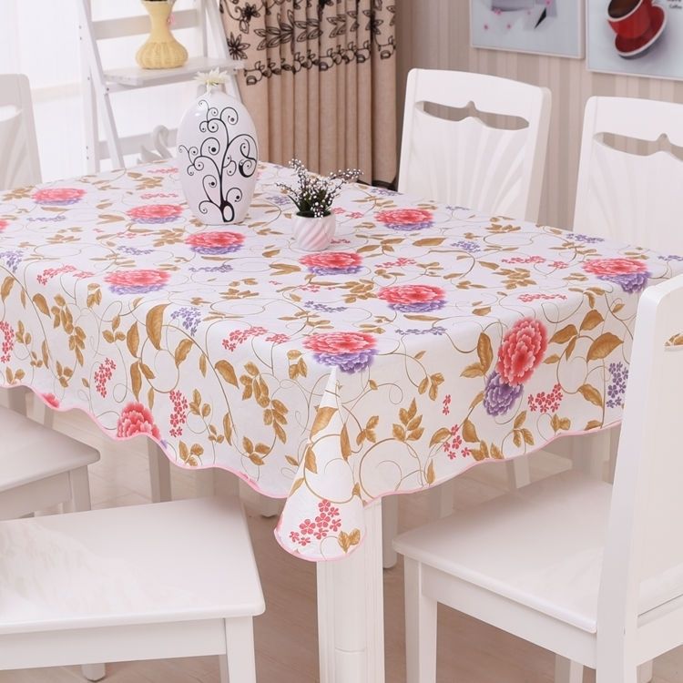 Topa de mesa de plástico lavable mesa redonda mesa cuadrada rectangular mesa de té fábrica de comercio exterior al por mayor