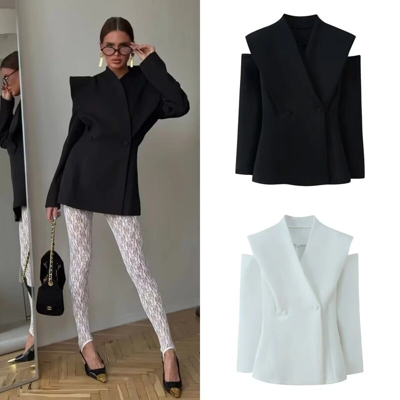 Cross-Border European and American Aliexpress Ins Popular Women's Clothing with Unique Design, Simple and Fashionable Suits