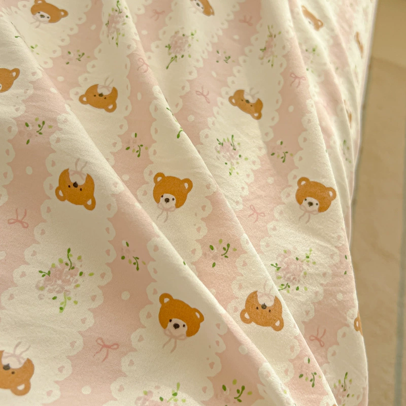 3-Piece Cotton Bedding Set, Mother & Baby / Elementary Students — Pillowcase + Sheet, Multiple Patterns