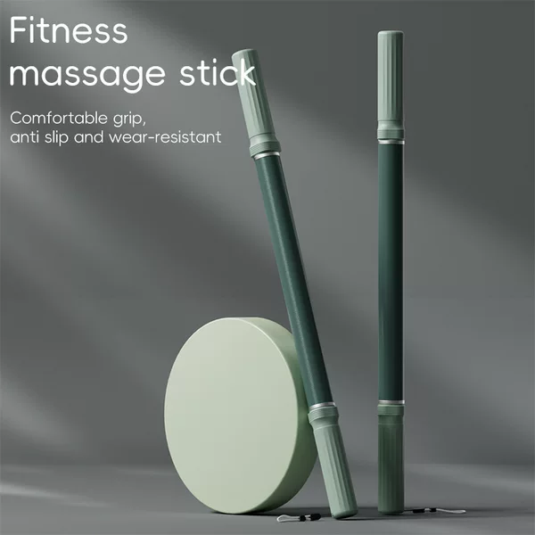 Massage Stick, Fascia Relaxation Massage Roller, Yoga Auxiliary Stretching Tool for Neck, Shoulders, Back, and Leg Muscle Relaxation, Body Shaping Stick