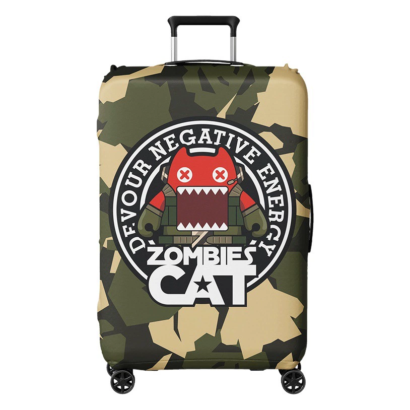 Магазин Anqing Crafts требует заказ на модный спортивный чемодан-тележку унисекс 2021 года с защитным чехлом в виде животного, легкий.