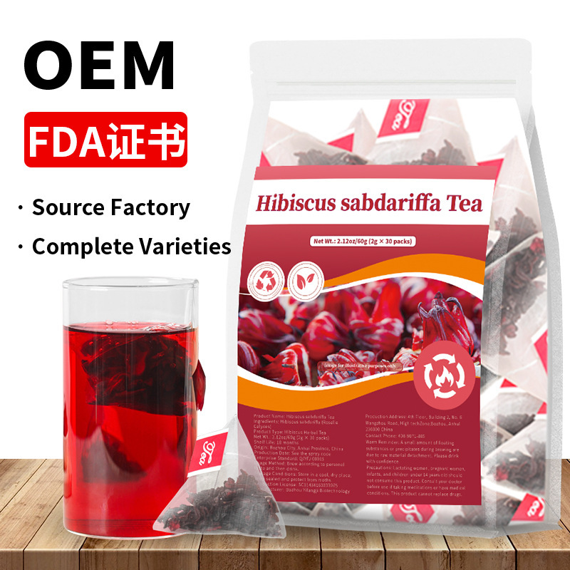 Hibiscus Sabdariffa Tea Cross-Border Hibiscus Flower Tea Roselle Herbal Tea Hibiscus Flower Non-Domestic Sales