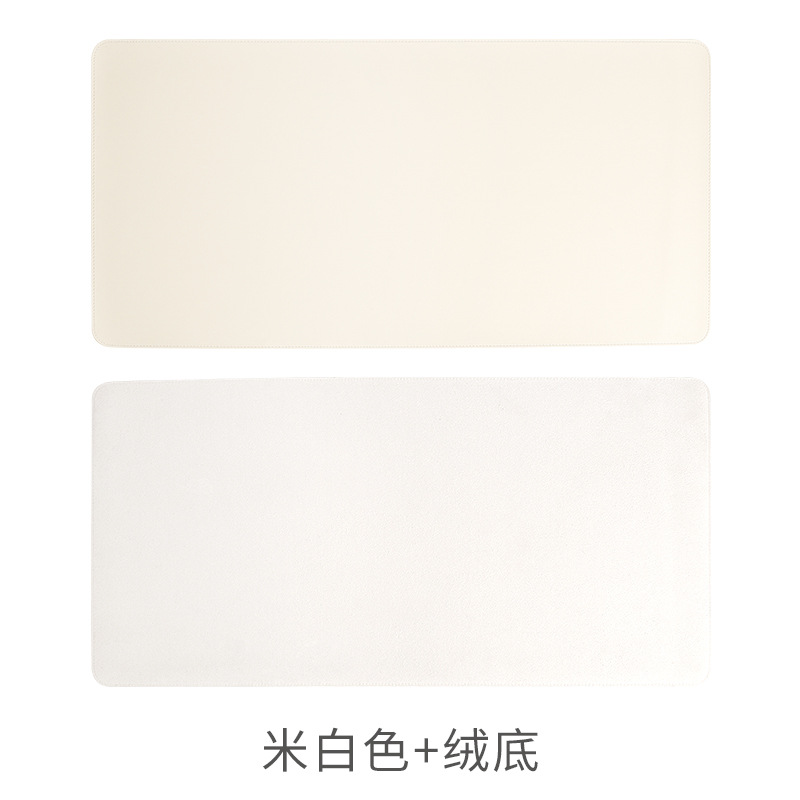 Alfombrilla de ratón de cuero de gran tamaño antideslizante teclado de computadora almohadilla de escritorio de oficina almohadilla de escritura mesa de café almohadilla de escritorio patrón de impresión LOGO