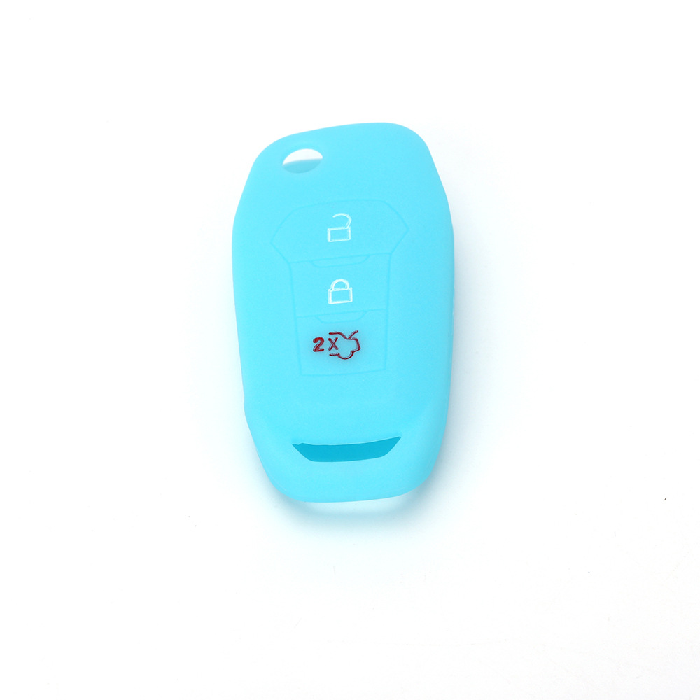 Car key bag: Ford 3-Button Folding Key - gradient-blue