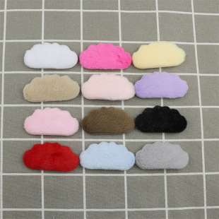 5.5cm rabbit plush cloud jewelry accessories diy hair accessories headdress accessories material clothing doll decoration accessories
