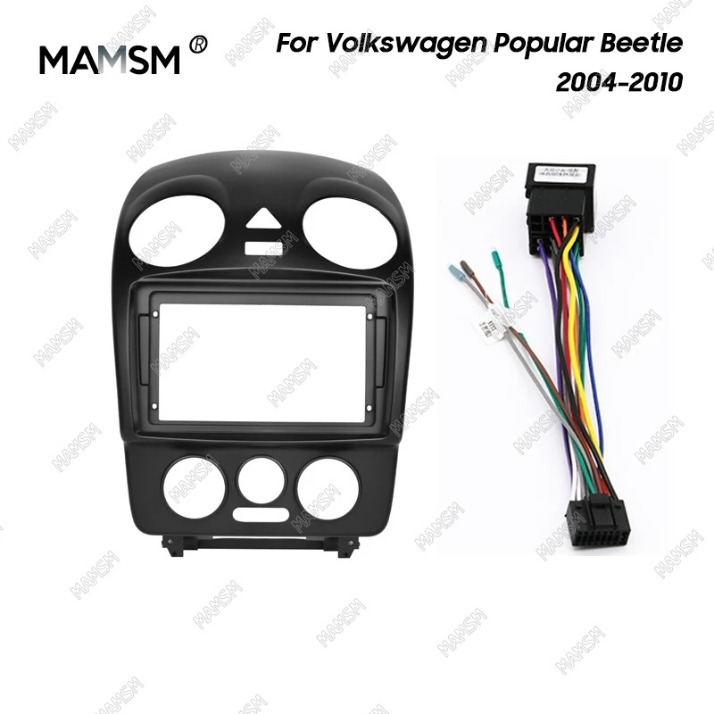 Suitable for 2004-2010 Volkswagen Beetle (9inch Central Control Navigation Frame Android Frame Audio Panel Frame