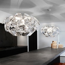 北歐藝術吊燈具個性創意大氣簡約現代LED亞克力客廳店鋪蘋果吊燈