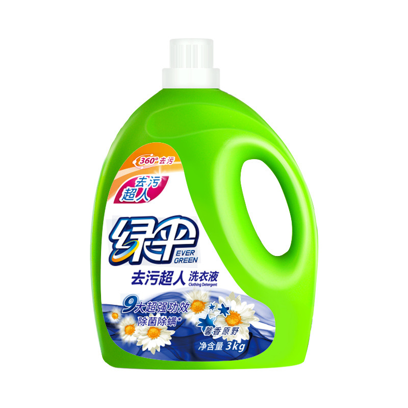 오염 제거 슈퍼맨 3kg 병에 든 향기로운 Yuan Ye