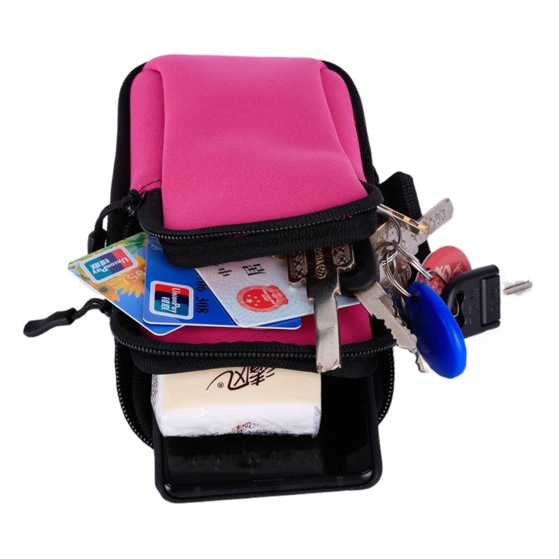 Outdoor Waterproof Mobile Phone Arm Bag, Sports Diving Material Mountaineering Bag, Wrist Bag for Men and Women, Fitness Breathable Running Arm Bag, Customized