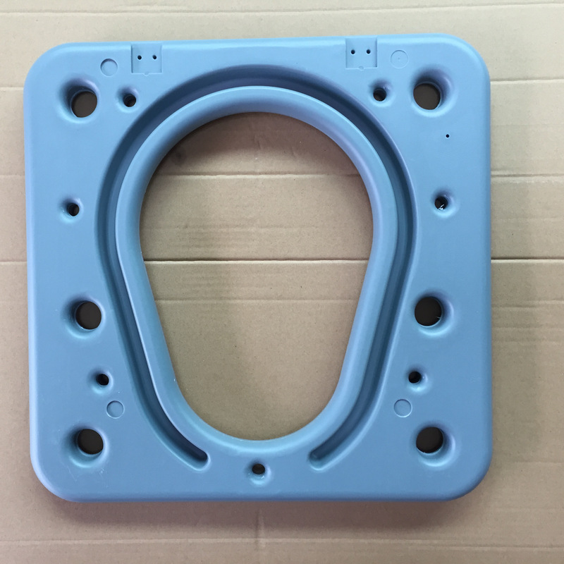厂家吹塑加工 十三孔方板塑料马桶新款方板 医疗器械配件加工