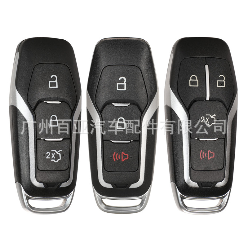 Suitable for Ford 3-key 4-key Mondeo Raptor Sharp Smart Card Remote Control Car Key Shell Replacement Shell