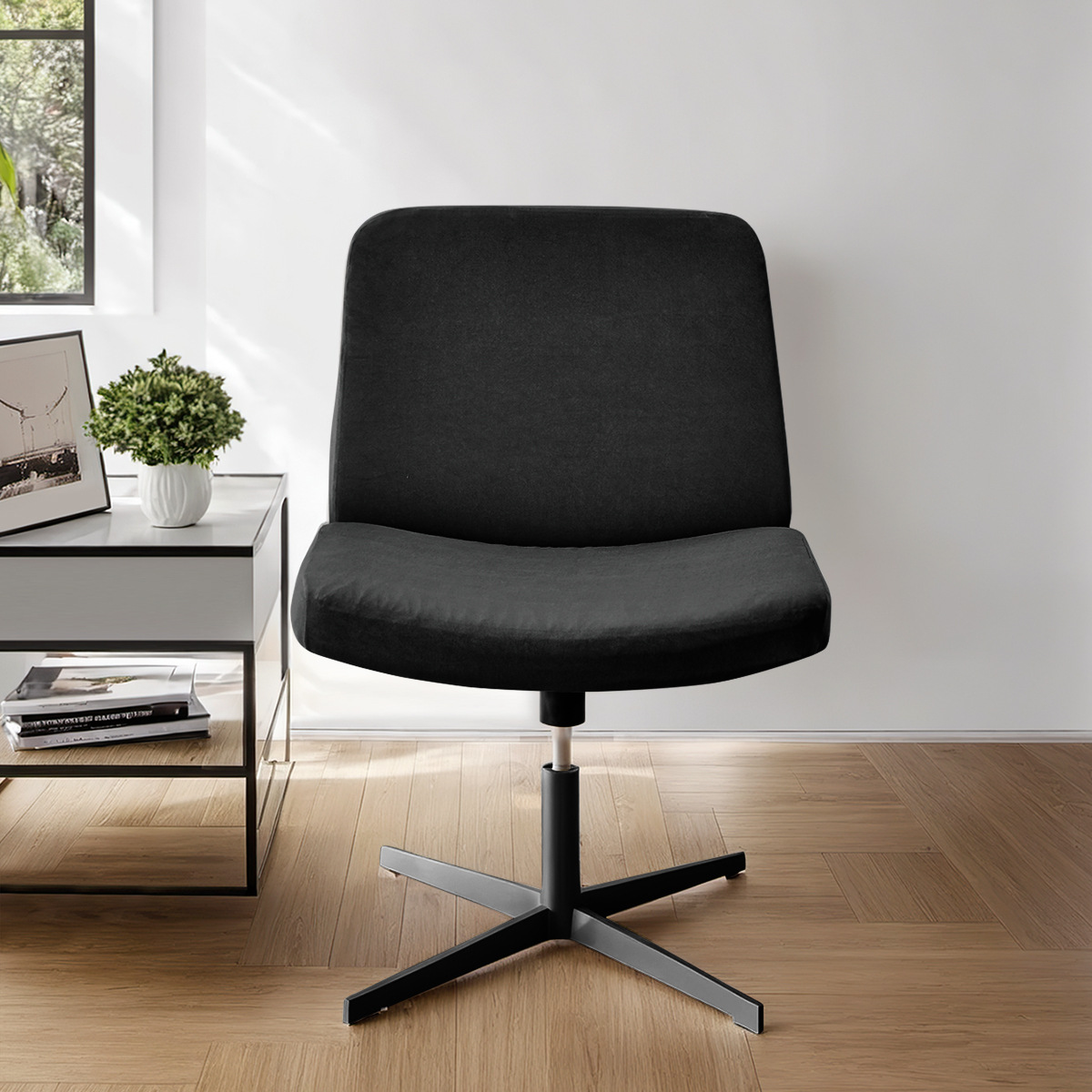 Amazon en stock cubierta de silla de color sólido elástico seda de leche cubierta de silla de oficina impermeable universal cubierta de silla de computadora