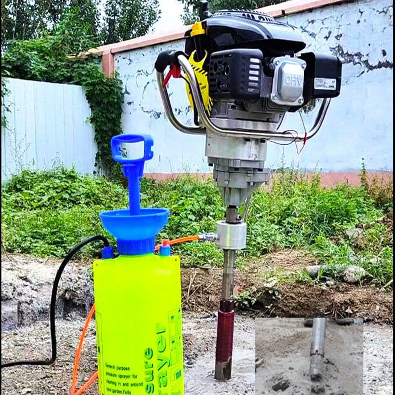 HW-B30便携式背包钻机野外勘探取芯钻机小型单人背包钻机浅层取样