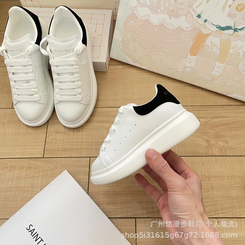 麦昆儿童小白鞋男童2025新款春秋百搭高端板鞋学生白色运动鞋女童|undefined