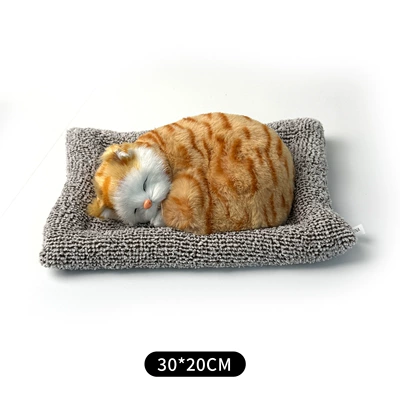 Car ornaments Odor Absorber - can-call-money-large-orange-cat
