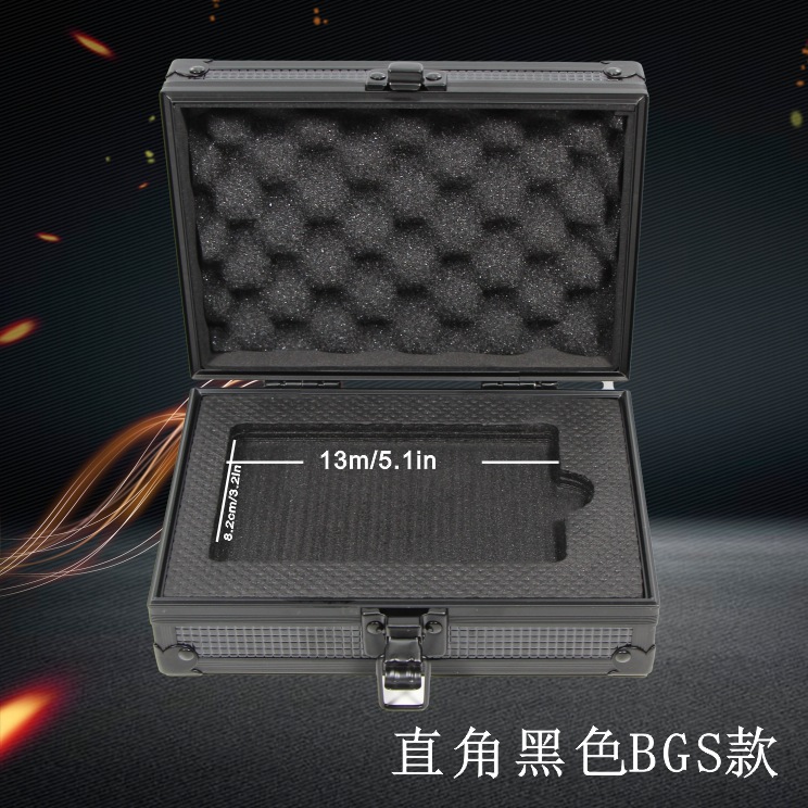 Caja para tarjetas en stock, caja de almacenamiento para tarjetas tipo brick, caja de colección para tarjetas con clasificación PSA BGS, caja de almacenamiento de aleación de aluminio.