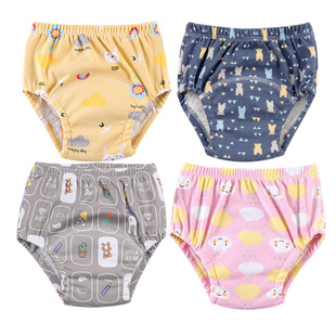Baby Potty Training Pants for Girls and Boys, Class A, Diaper-Free, Tight-Fitting, Washable, Cut Out, Breathable Diaper Pants for Summer