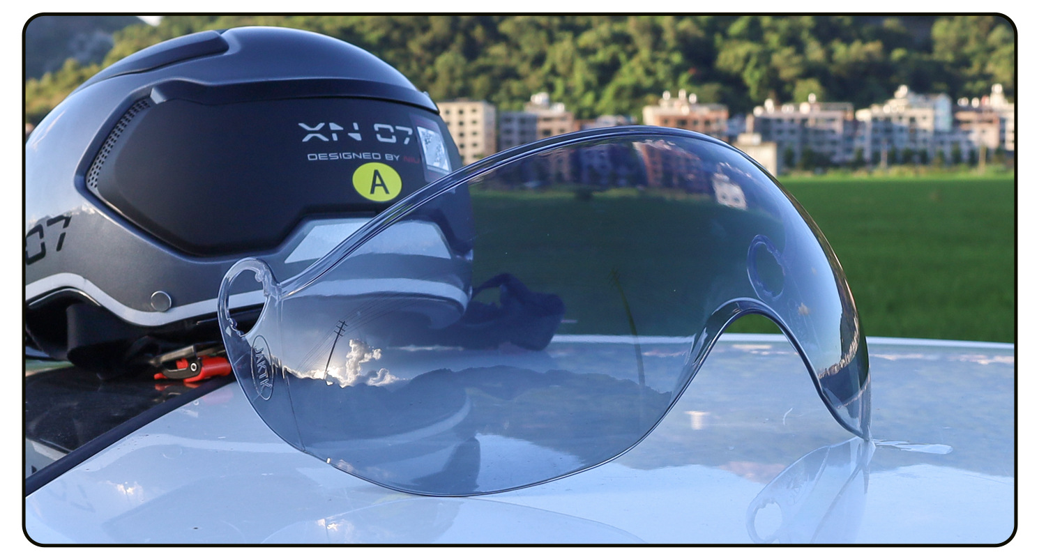 Suitable for Mavericks Niulife Niu Xn-07 Motorcycle Electric Vehicle Helmet Lens Goggles Mask Universal Accessories