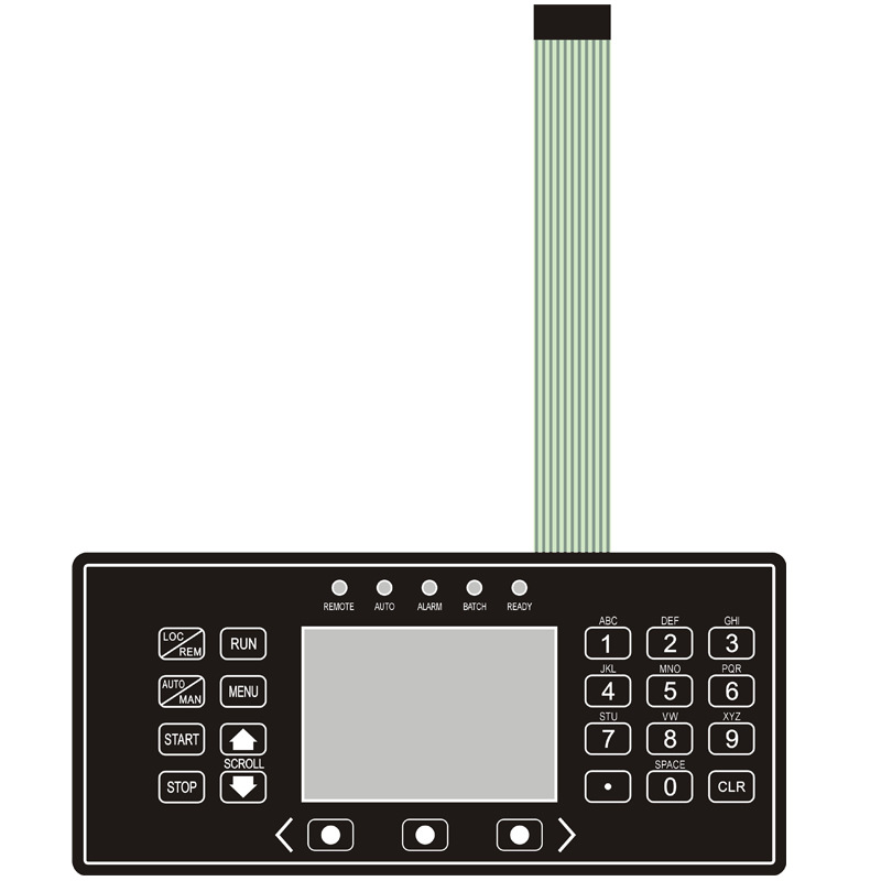 厂家供应称重控制仪薄膜开关面板称重控制仪触摸开关面贴按键面板