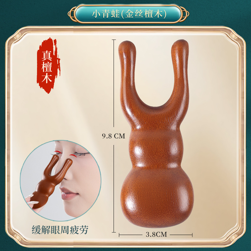 Fabricante peine de masaje peine de madera peine Meridian diente ancho sin dientes negro verde sándalo bola raspado cuero cabelludo masaje peine antiestático