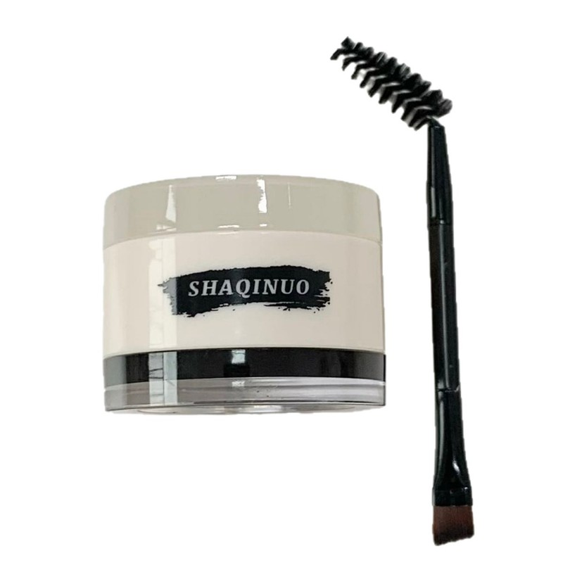 SHAQINUO雾羽定型眉膏眉胶二合一野生眉染眉膏根根分明欧美眉毛胶|undefined