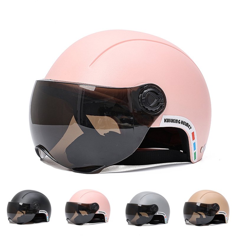 Casco de seguridad de ciclismo unidireccional casco de bicicleta de batería de automóvil medio casco de verano