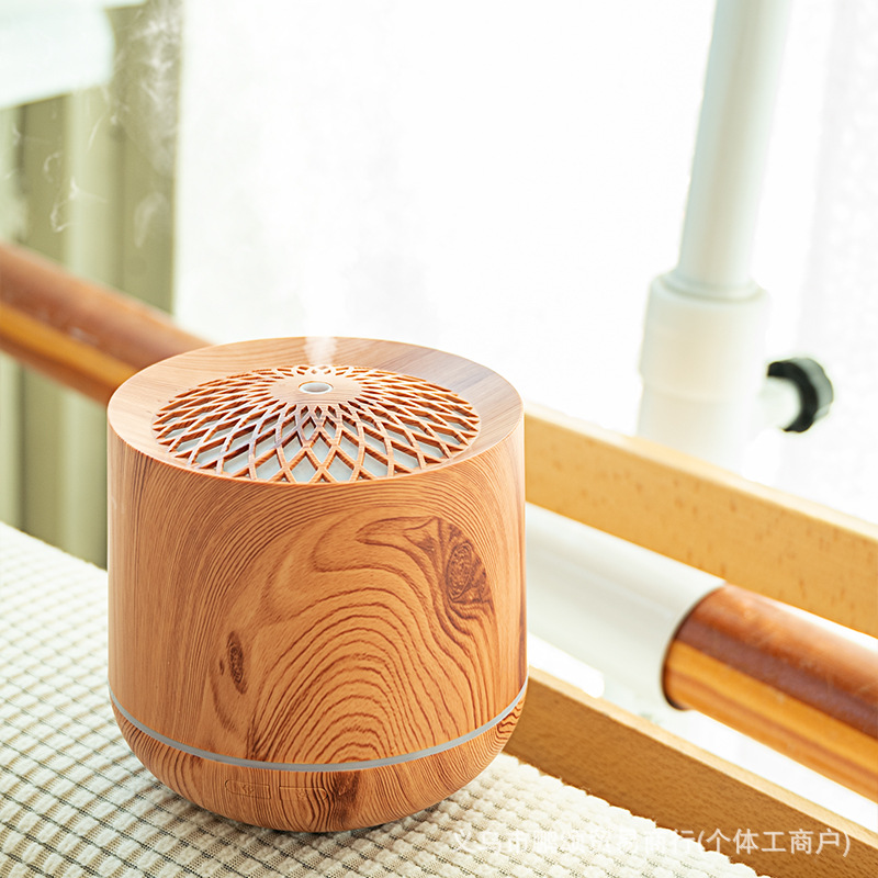 2025 new cross-border Amazon wood grain star aroma diffuser car diffuser home office humidifier