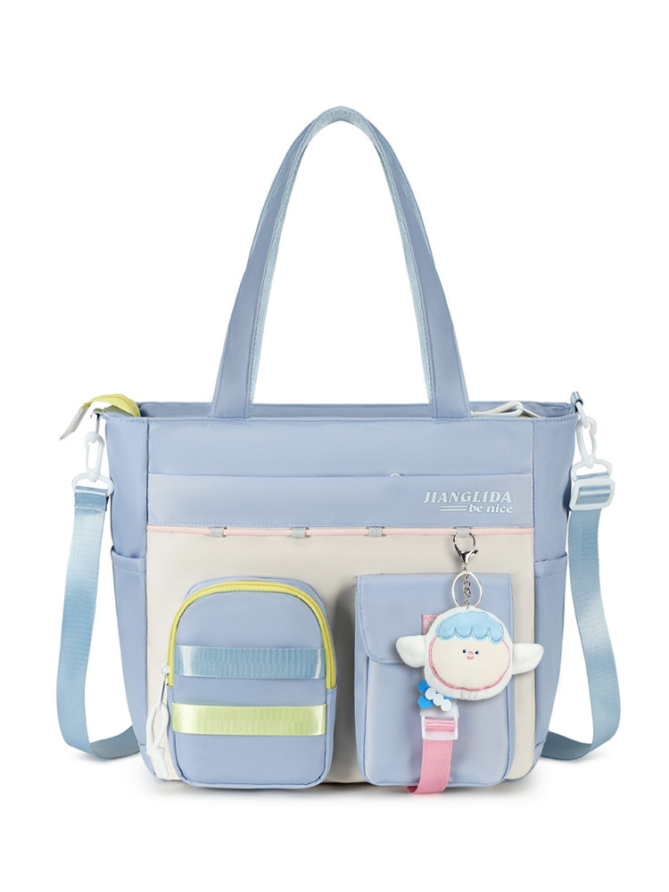 Mochila escolar para estudiantes de secundaria nueva para mujer con bolsa de matrícula