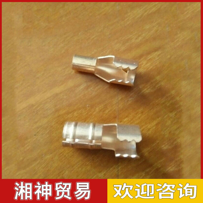 批发高压线铜线接头燃烧机高压包铜接头 铜接线端子接头
