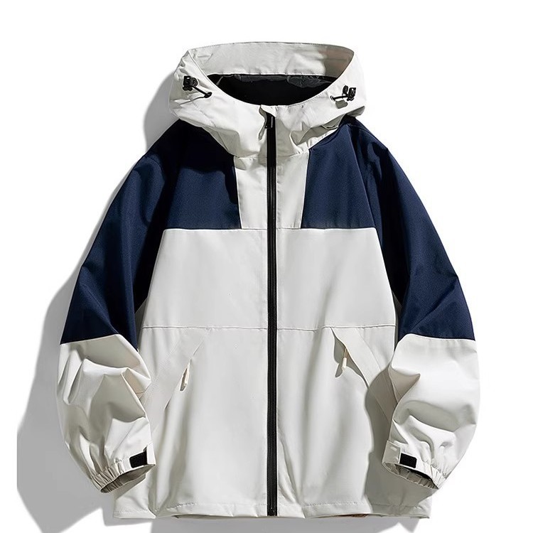 Jacket, Windbreaker, Jacket with Printed Logo, Autumn and Winter New Long-Sleeved Work Clothes, Custom-Made Group Work Clothes and Velvet Jackets