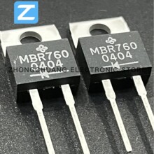 MBR760 ȫ��ԭװ 7.5A 60V TO-220 Ф�ػ������� ���� VISHAY