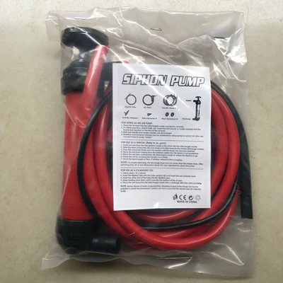 Self-Driving Car Supplies, Gasoline Oil Pump, Self-Rescue Oil Suction Pipe, Manual Oil Pump, Car Emergency Supplies (Kempinq və səyahət) - oil-pump-with-inflation-function