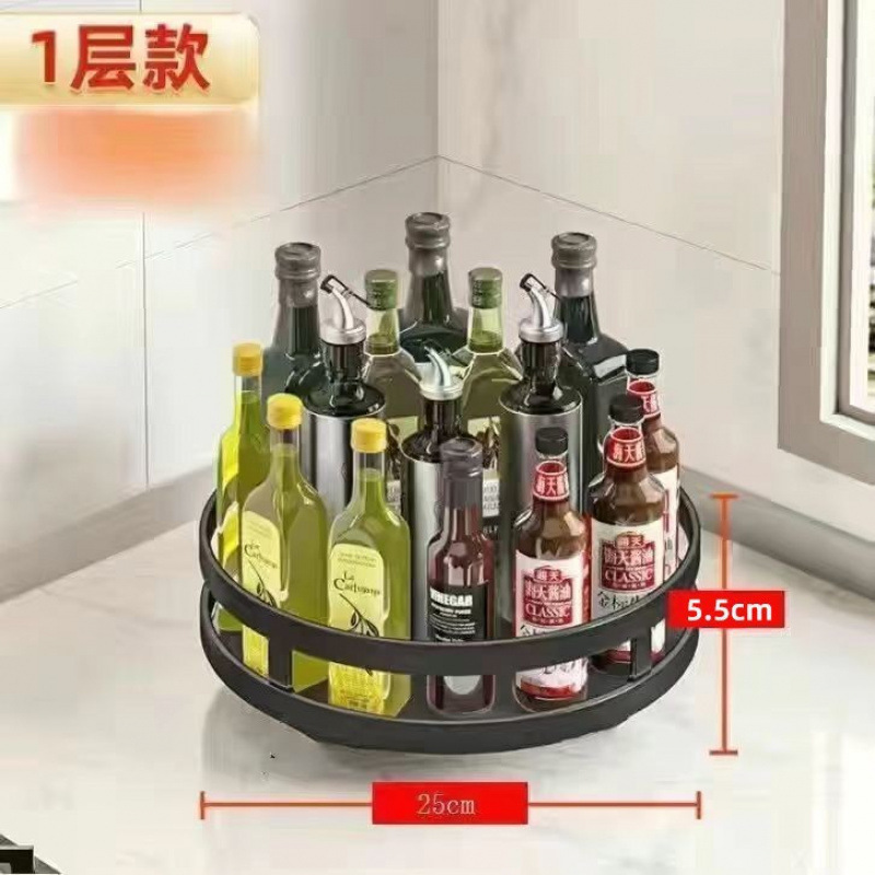 可旋转多层落地卧室小推车厨房置物架多功能收纳家用零食架床头架|undefined