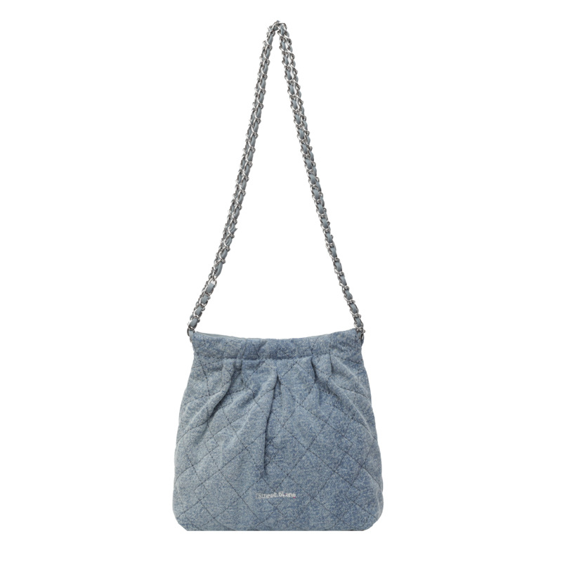 Bolso de mezclilla súper caliente popular de este año para mujer 2024 nuevo bolso de hombro de cadena de todo fósforo de verano bolso de moda