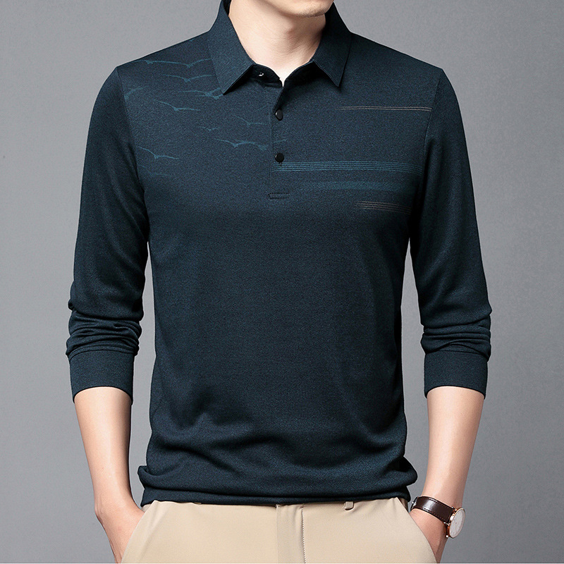 Double-sided velvet autumn T-shirt