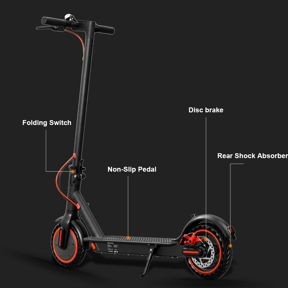 Hezzo adult station riding electric scooter Europe and the United States overseas warehouse a generation of foldable 8.5 inch scooter
