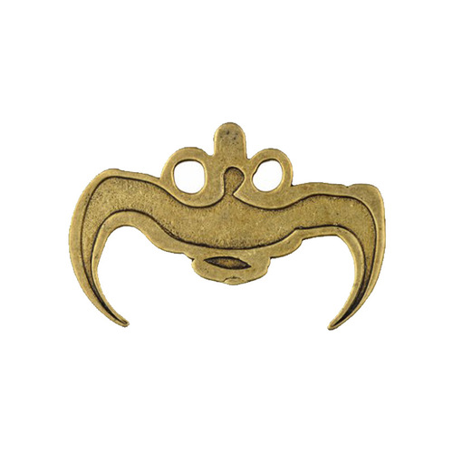 Copper bat money, lucky rat five emperors coin, brass bat money shaped copper coin, copper household items decoration copper coin