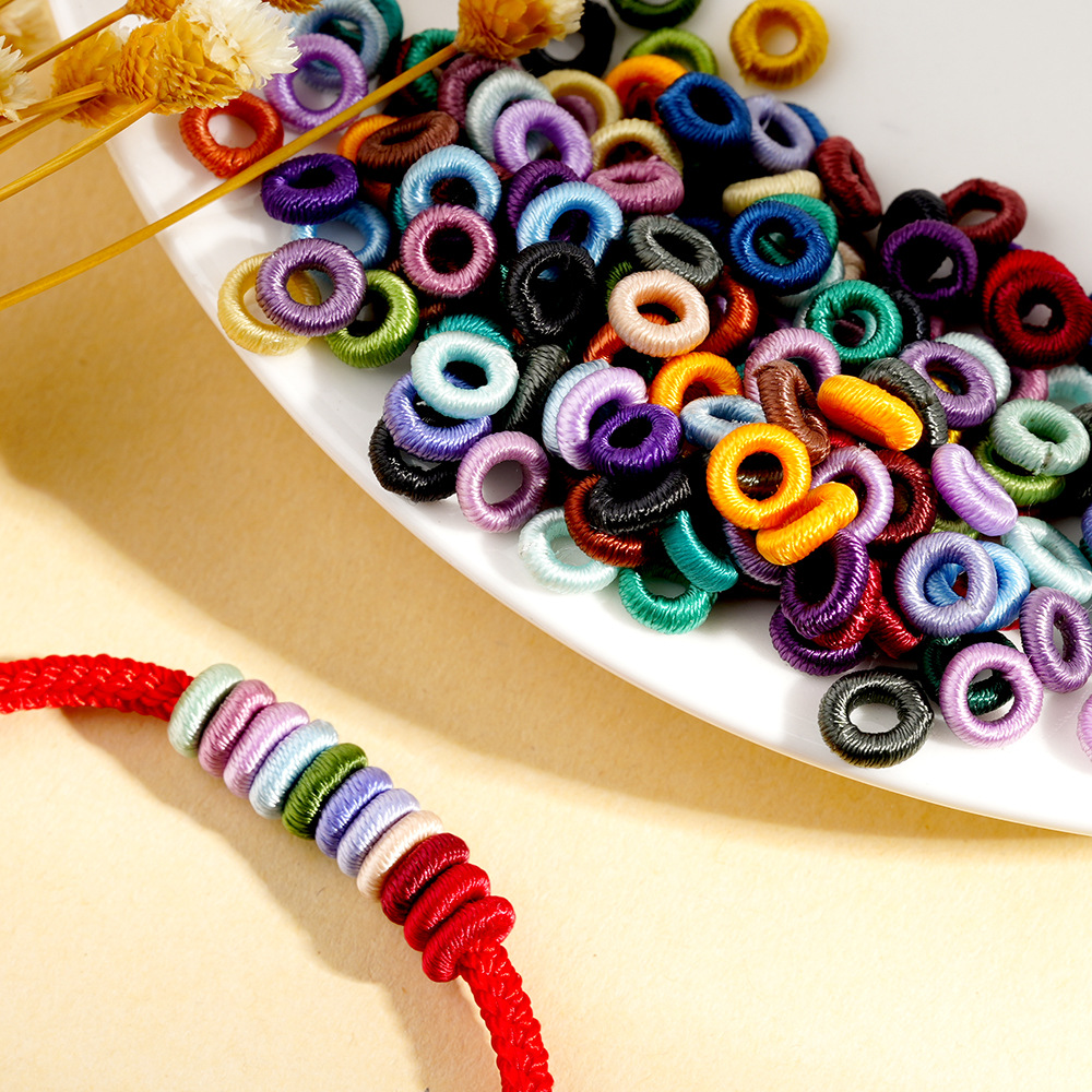 泽阳线线圈圆满圈手工金线圈无痕线圈DIY编织菠萝圈纽扣结绕线圈