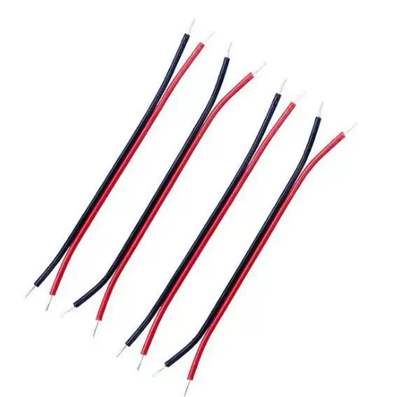 0.8粗键盘导光板片连接线 红黑并线 无端子线 双并线 排线平行线