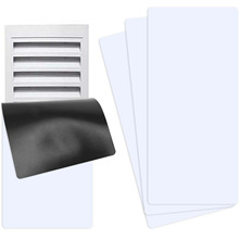 高强度白色磁性通风口盖 用于地板、墙壁和天花板AC 通风口可裁剪