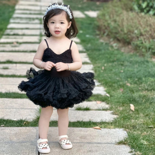 Girls' knitted vest pure cotton summer versatile lace white hollow-out Sling sweater children's clothing wholesale factory