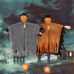 ハロウィンカボチャ帽子吊りゴーストハンドレスストローネクタイハロウィン屋外装飾シーンクロスボーダー新スタイル