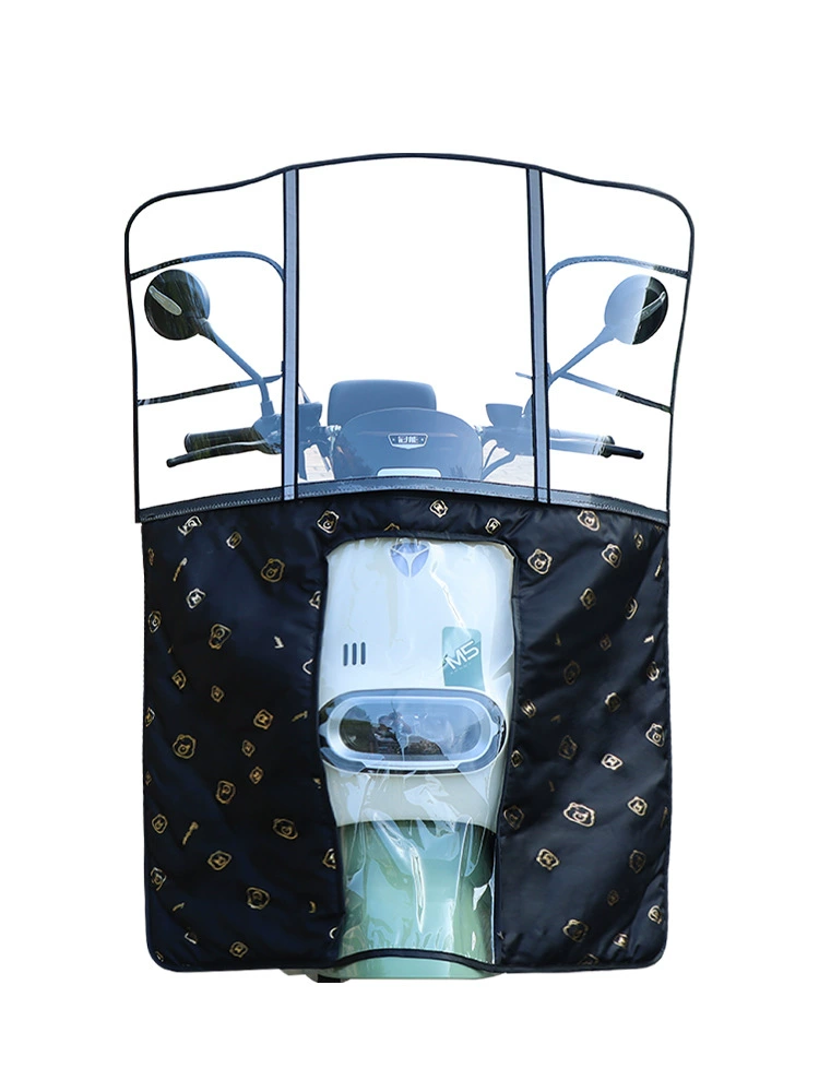 Windproof electric car, windproof cover, increased thickness