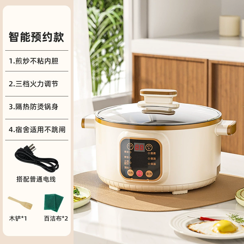 Electric multi-function cooking pot, 20–28 cm, 2.0–4.0 L, mechanical & smart steamer options