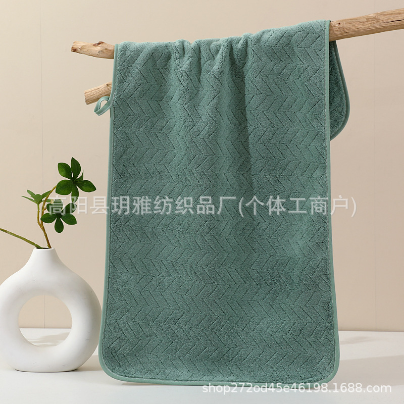 コーラルベルベットタオル 柔らかい 家庭用 小麦の穂状 大人用タオル 吸水速乾 フェイスタオル 大きめ 厚手 バスタオル|undefined