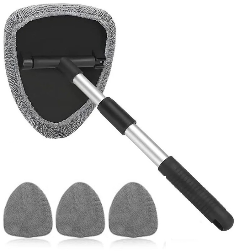 車のフロントガラスの清潔な拭き取り、ウインシールド、ワンダーTV電気商アルミ合金伸縮式洗車窓ブラシ