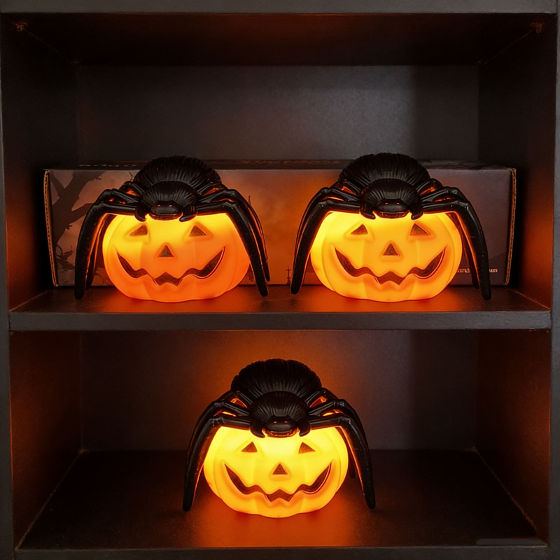 Cross-Border Halloween Pumpkin Lanterns, Quirky Creative Party Decorations, Props, Pumpkin Spider Candle Lights Cross-Border Halloween Pumpkin Lanterns, Quirky Creative Party Decorations, Props, Pumpkin Spider Candle Lights